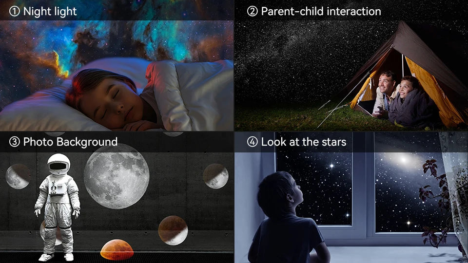 Night Light Galaxy Starry Sky Projector
