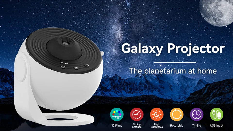 Night Light Galaxy Starry Sky Projector