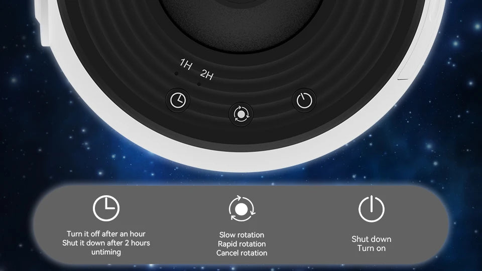 Night Light Galaxy Starry Sky Projector