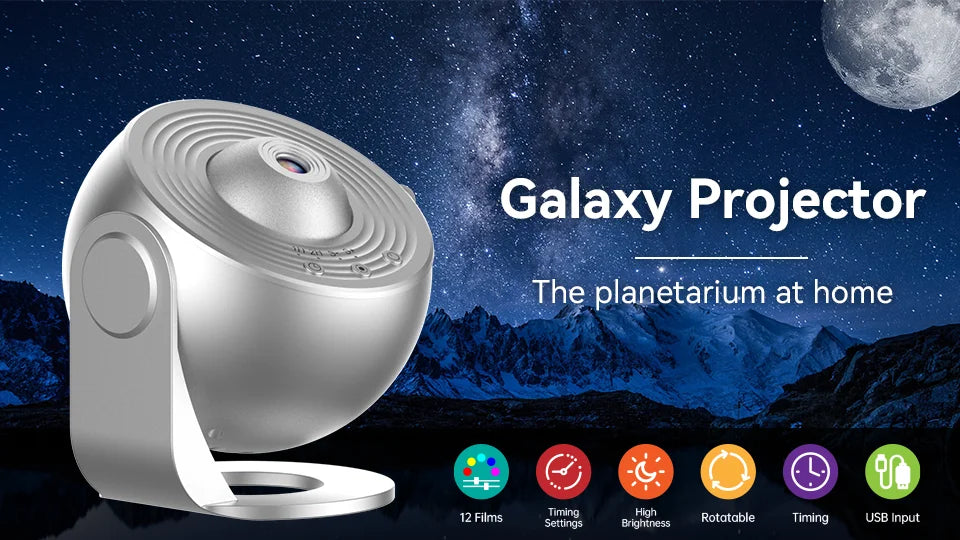 Night Light Galaxy Starry Sky Projector
