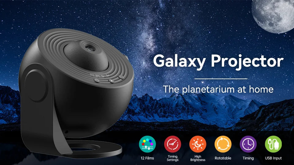 Night Light Galaxy Starry Sky Projector