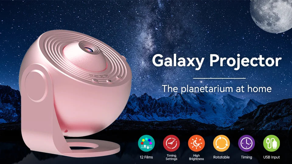 Night Light Galaxy Starry Sky Projector