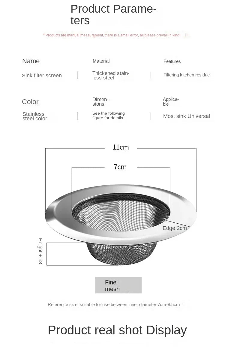 Kitchen Sink Filter