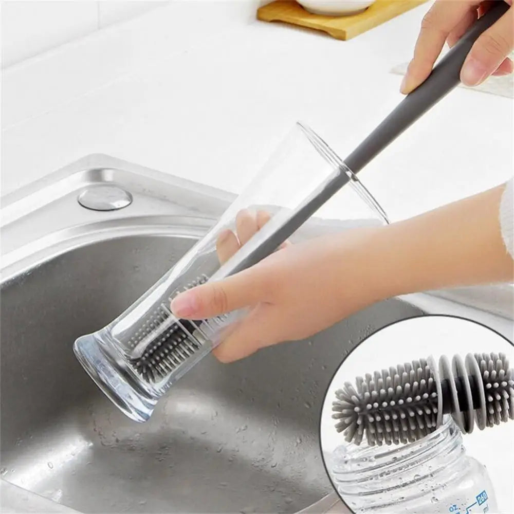 Silicone Milk Bottle Brush Scrubber