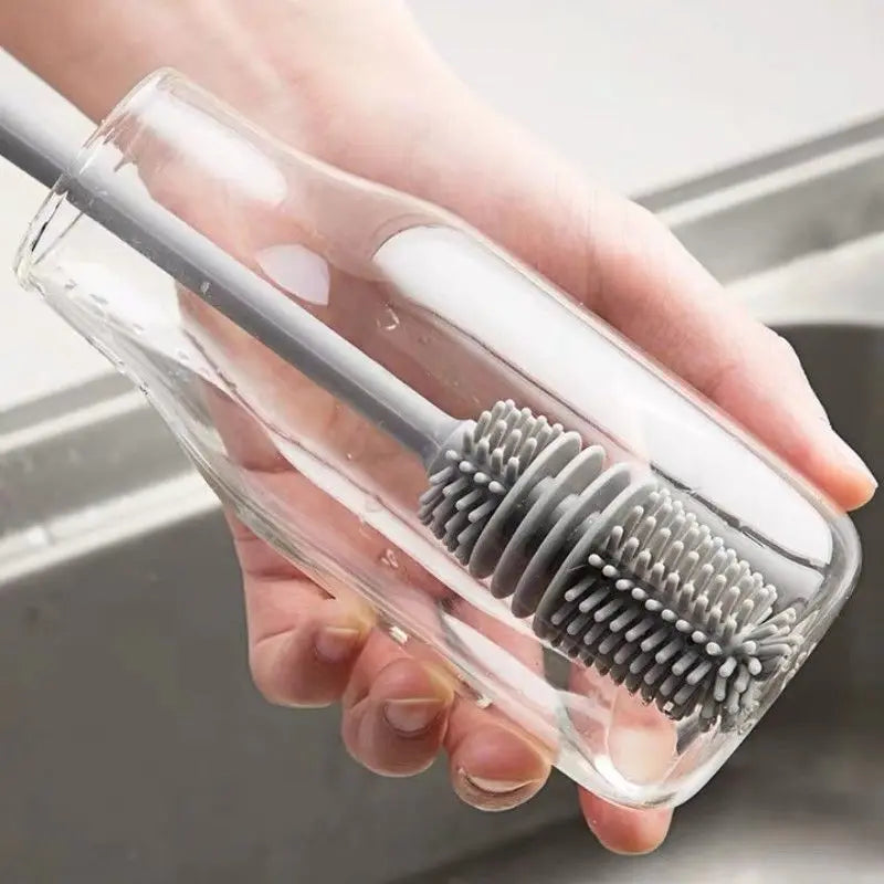 Silicone Milk Bottle Brush Scrubber