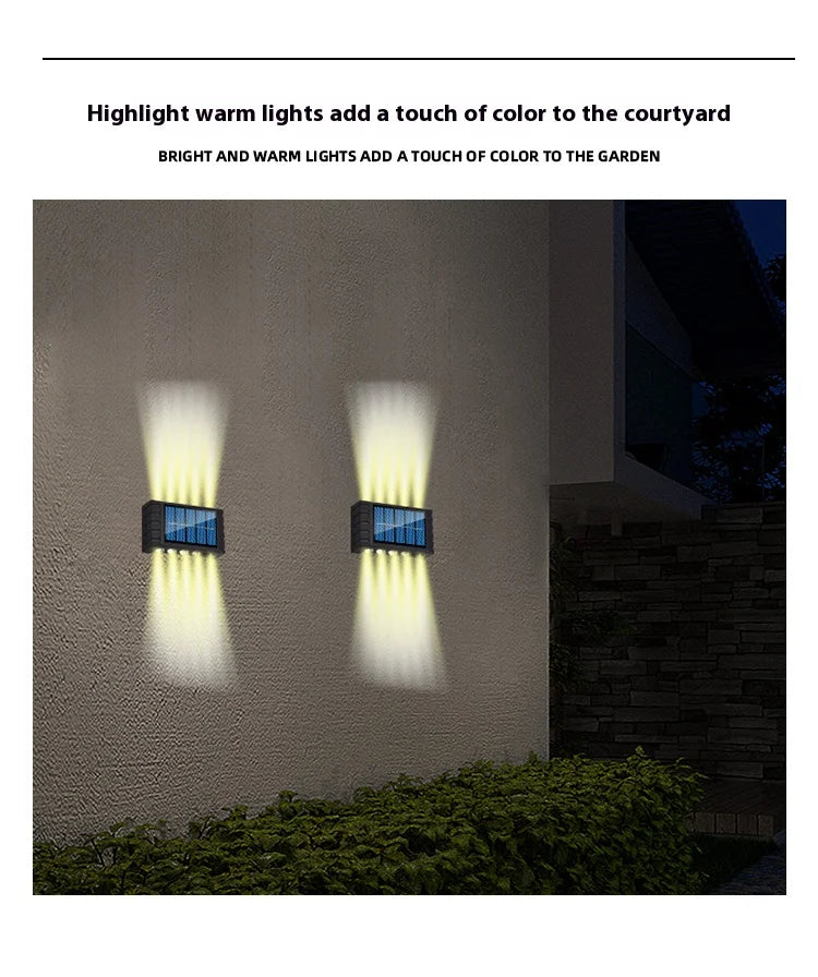 Solar Wall Lamp Yard Street Decor