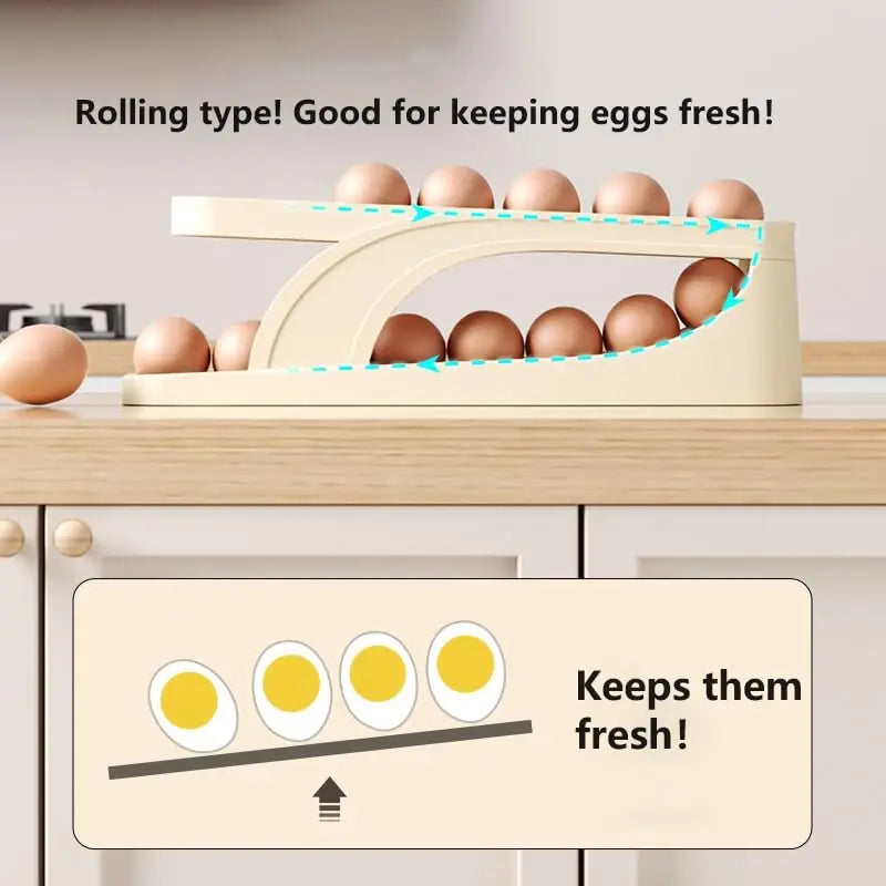 New Automatic Rolling Double-layer Egg Dispenser