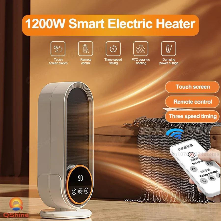 Portable 1200W Touch Screen Space Heater