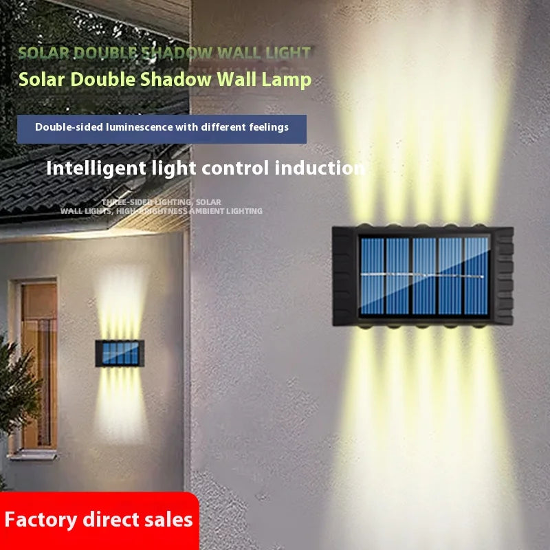 Solar Wall Lamp Yard Street Decor