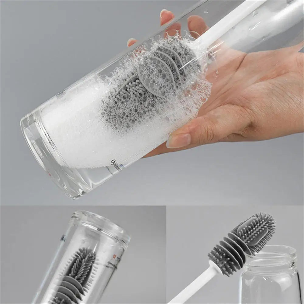 Silicone Milk Bottle Brush Scrubber