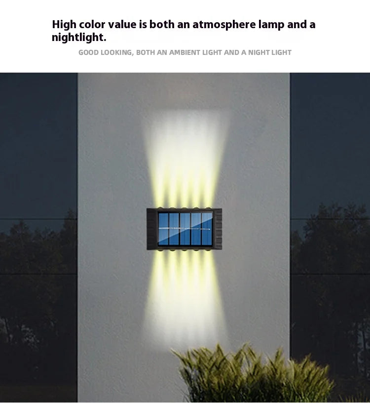 Solar Wall Lamp Yard Street Decor