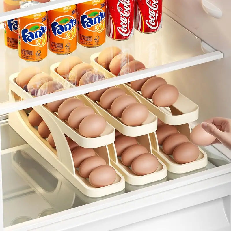 New Automatic Rolling Double-layer Egg Dispenser