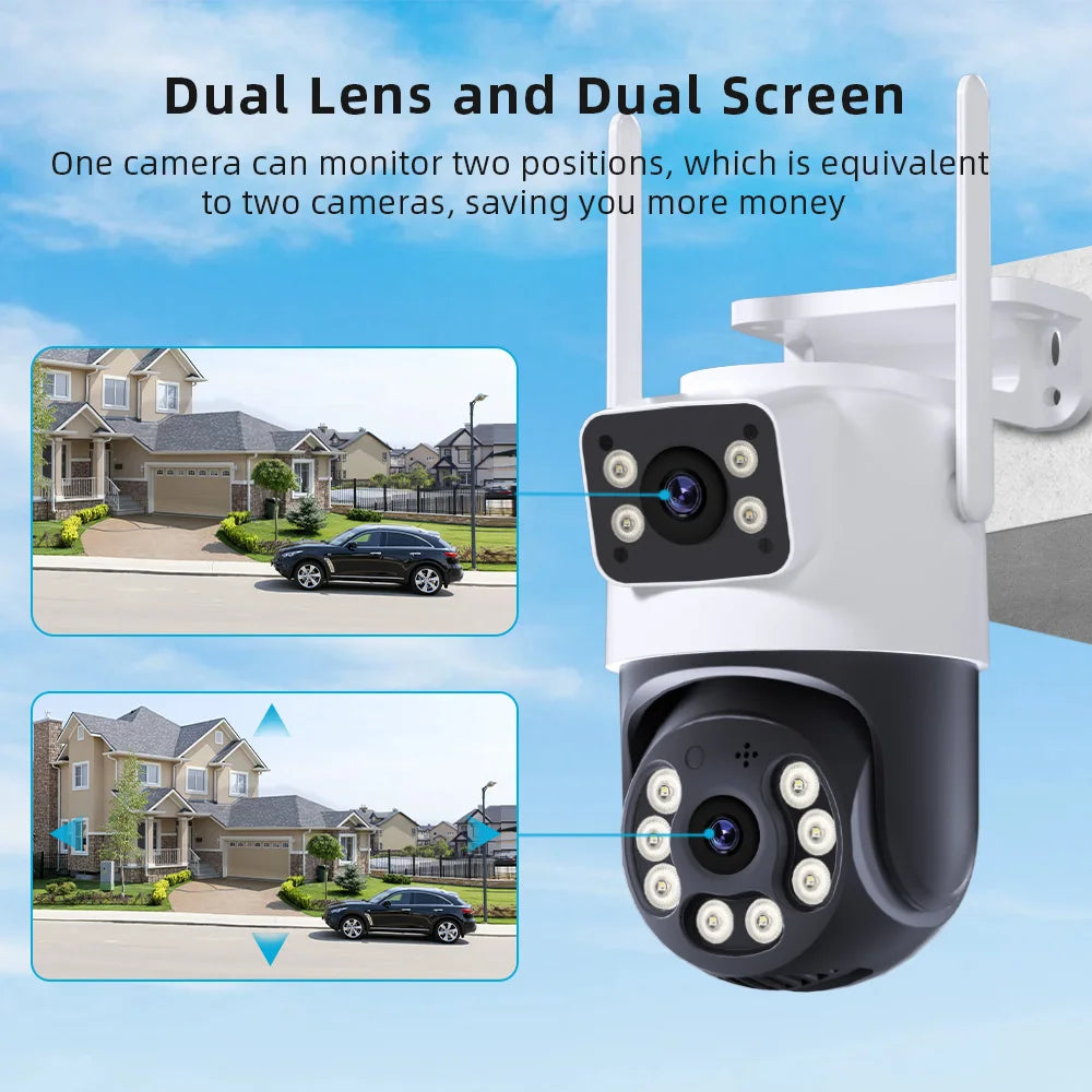 AI Auto Tracking IP Video Surveillance Camera